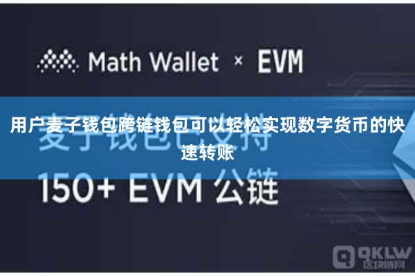 用户麦子钱包跨链钱包可以轻松实现数字货币的快速转账