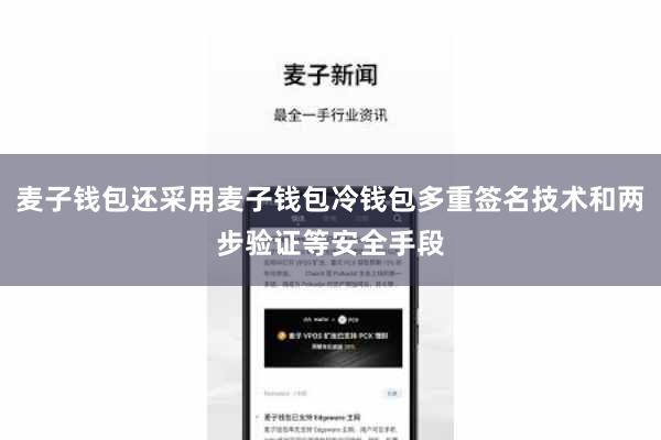 麦子钱包还采用麦子钱包冷钱包多重签名技术和两步验证等安全手段