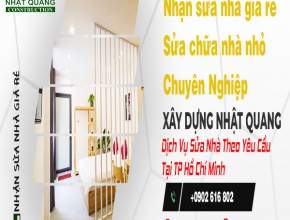 Nhận sửa nhà giá rẻ, sửa chữa nhà nhỏ