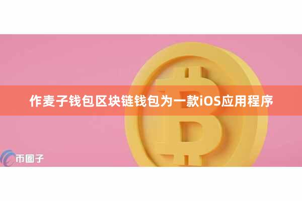 作麦子钱包区块链钱包为一款iOS应用程序