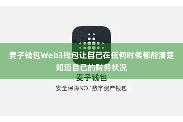 麦子钱包Web3钱包让自己在任何时候都能清楚知道自己的财务状况