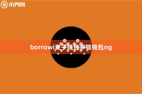 borrowi麦子钱包多链钱包ng